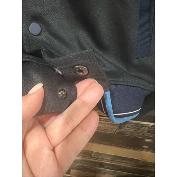 Ben Sherman NWT Herringbone Track Bomber Jacket sz S - Picture 7 of 8